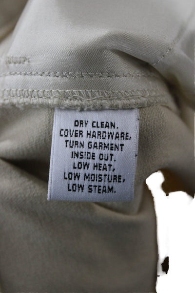 St. John Women Chino Khakis Beige Cotton Blend Size 16