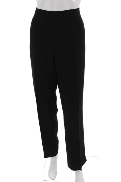 Lafayette 148 New York Womens Plus Dress Pants Black Zip Size 16