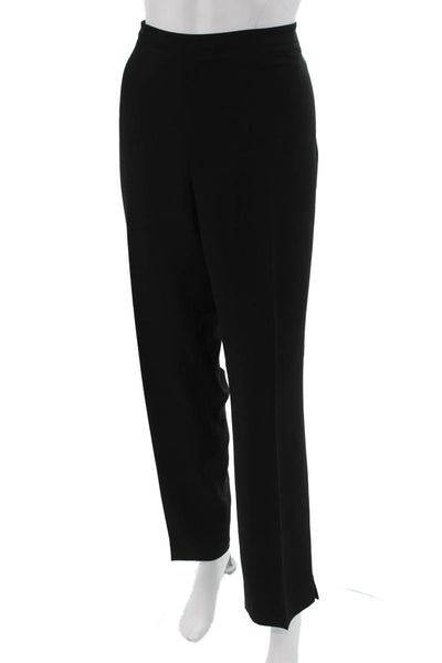 Lafayette 148 New York Womens Plus Dress Pants Black Zip Size 16
