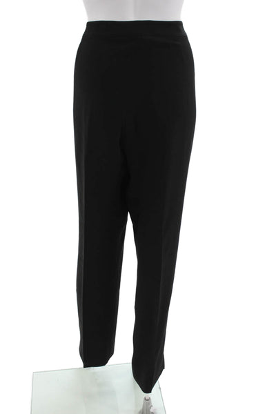 Lafayette 148 New York Womens Plus Dress Pants Black Zip Size 16
