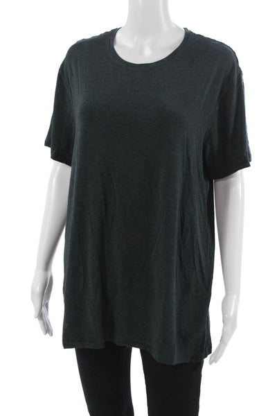 Derek Rose Unisex Basic Short Sleeve Dark Gray Modal T-Shirt Size L