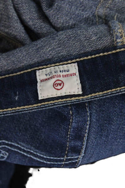 AG Adriano Goldschmied Unisex Straight Dark Blue Jeans Size 31