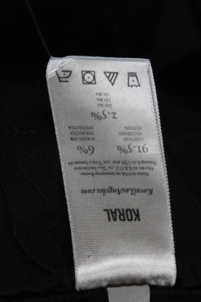 Koral Womens Skinny Biker Black Jeans Size 31