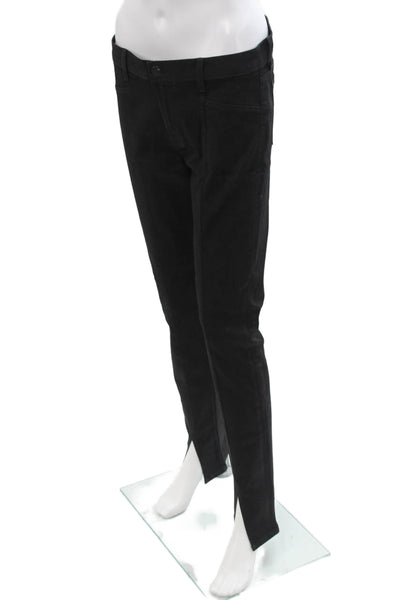 J Brand Unisex Black Mid Rise Jeans Button Fly 32 Inseam Size 31