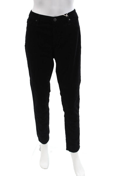 AG Adriano Goldschmied Unisex Black Mid Rise Pants Size 32
