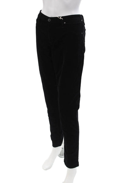 AG Adriano Goldschmied Unisex Black Mid Rise Pants Size 32