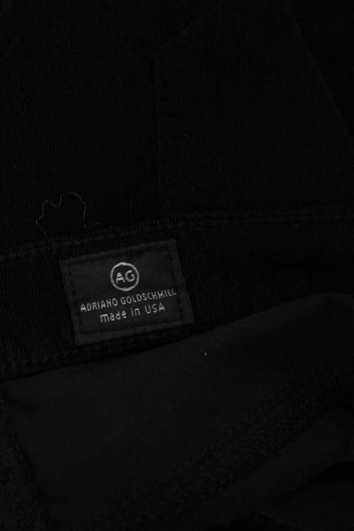 AG Adriano Goldschmied Unisex Black Mid Rise Pants Size 32