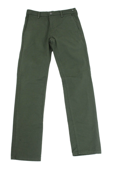 Levi Strauss & Co Mens Chinos Green Button Size 28