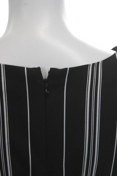 Vince Camuto Women Sheath Dress Black Sleeveless Knee Length Size 4