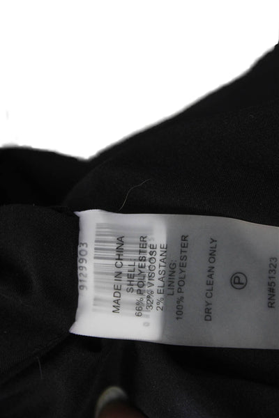Vince Camuto Women Sheath Dress Black Sleeveless Knee Length Size 4