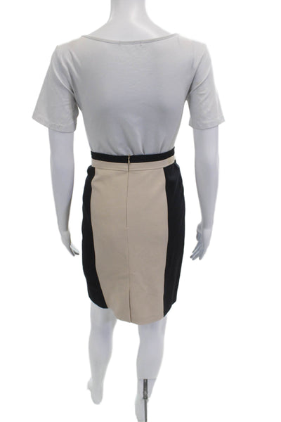 BASLER Womens Straight Pencil Skirt Beige Polyester Viscose Elastane Size 44