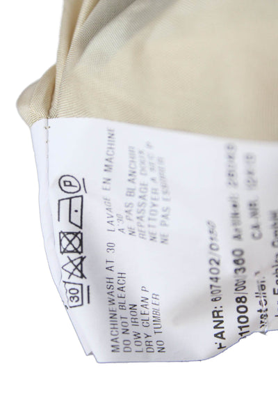 BASLER Womens Straight Pencil Skirt Beige Polyester Viscose Elastane Size 44