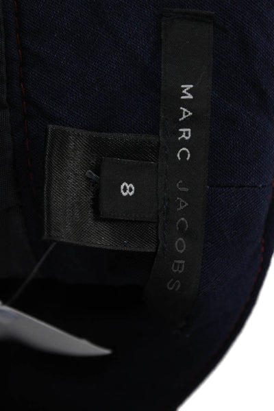 Marc Jacobs Women Mini Cargo Wool Skirt Black Size 8