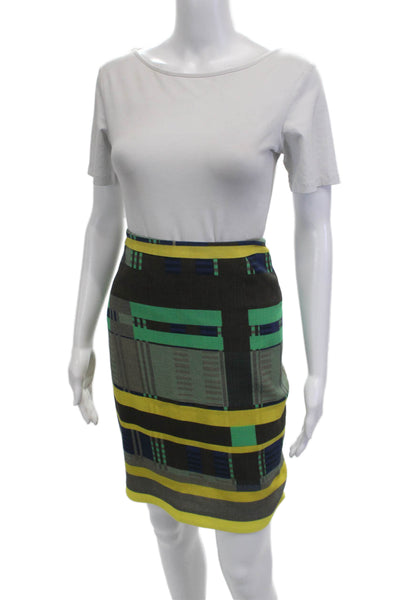 Lafayette 148 New York Women Pencil Wool Black Skirt Size 6