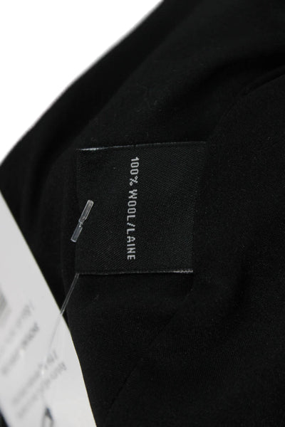 Lafayette 148 New York Women Pencil Wool Black Skirt Size 6