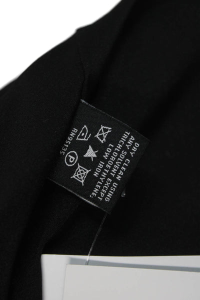 Lafayette 148 New York Women Pencil Wool Black Skirt Size 6