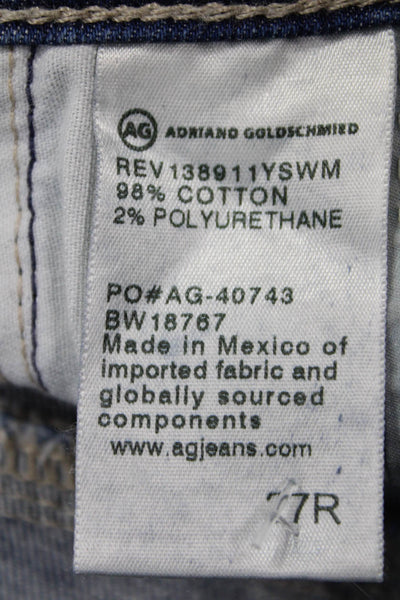 AG Adriano Goldschmied Women Ankle Skinny Jeans Dark Blue Size 27