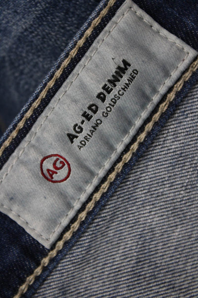 AG Adriano Goldschmied Women Ankle Skinny Jeans Dark Blue Size 27