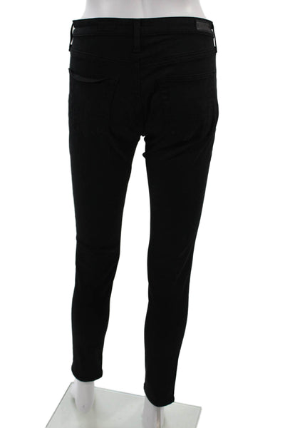 AG Adriano Goldschmied Women Ankle Skinny Jeans Black Size 27