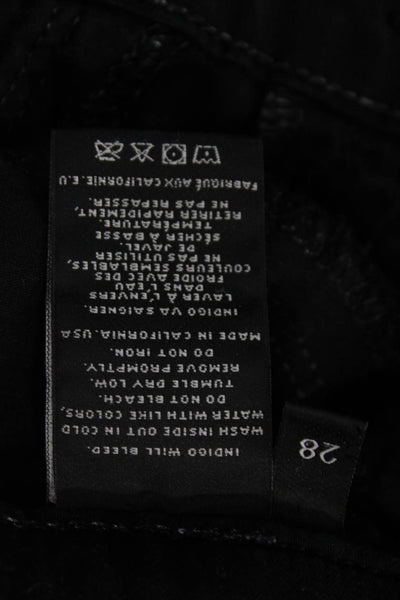 J Brand Women Ankle Jegging Black Mid Rise 28 Inseam Size 28