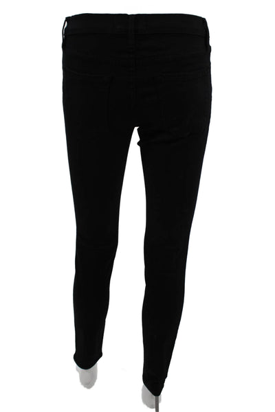 Frame Denim Womens Skinny Ankle Jeans Black Size 27