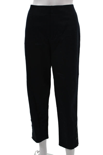 Club Monaco Womens Black Cropped Ankle Pants Size 6
