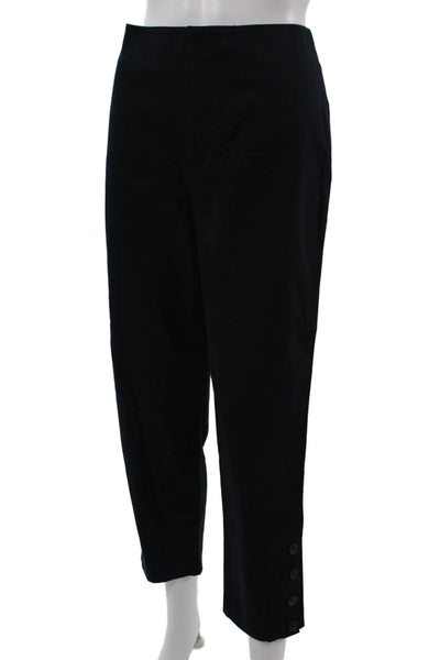 Club Monaco Womens Black Cropped Ankle Pants Size 6