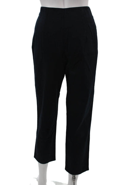 Club Monaco Womens Black Cropped Ankle Pants Size 6