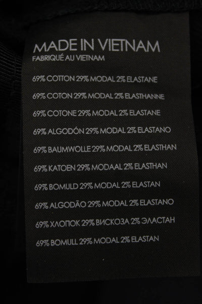 Club Monaco Womens Black Cropped Ankle Pants Size 6