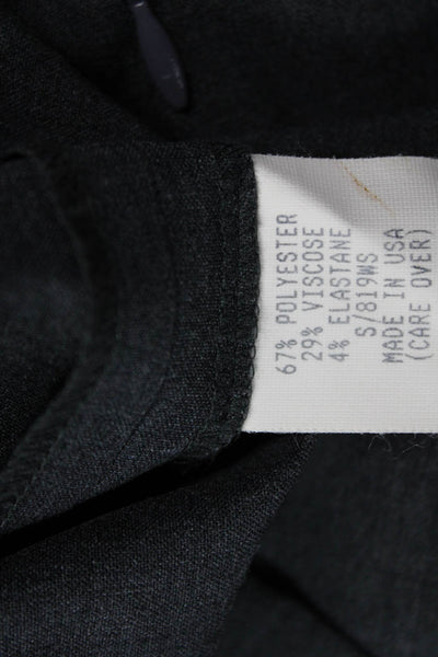 Madison Brown Womens Black Sheath Slip Dress V-Neck Sleeveless Short Size 8