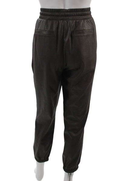 Philanthropy Unisex Jogger Cropped Brown Drawstring Army Size M