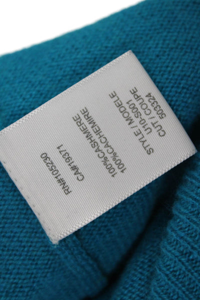 Equipment Femme Womens Cashmere Pullover Crew Neck Sweater Blue Size M