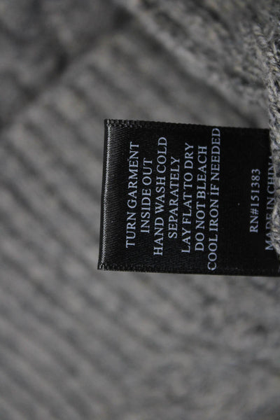 Current Air Unisex Gray Sleeveless Crew Neck Sweater Vest Polyester Size M