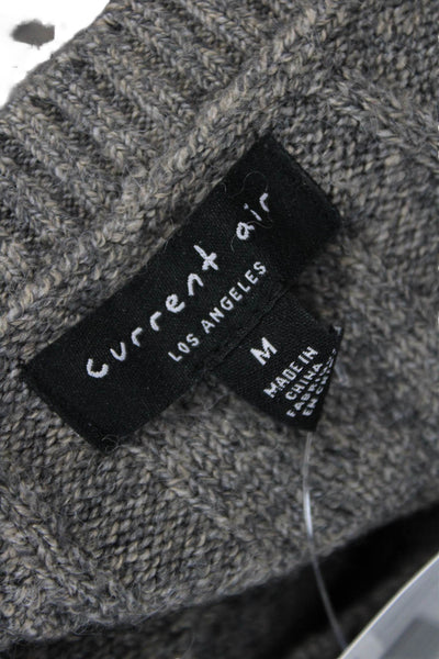 Current Air Unisex Gray Sleeveless Crew Neck Sweater Vest Polyester Size M