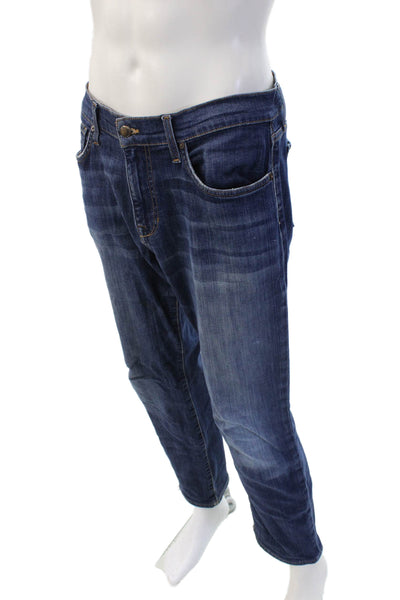 Joes Jeans Mens Straight Jeans Dark Blue Button Fly Size 32