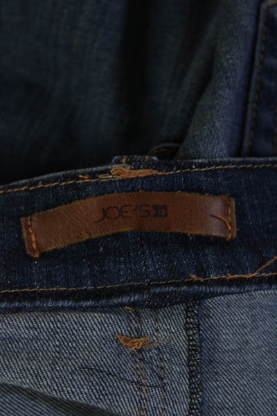 Joes Jeans Mens Straight Jeans Dark Blue Button Fly Size 32