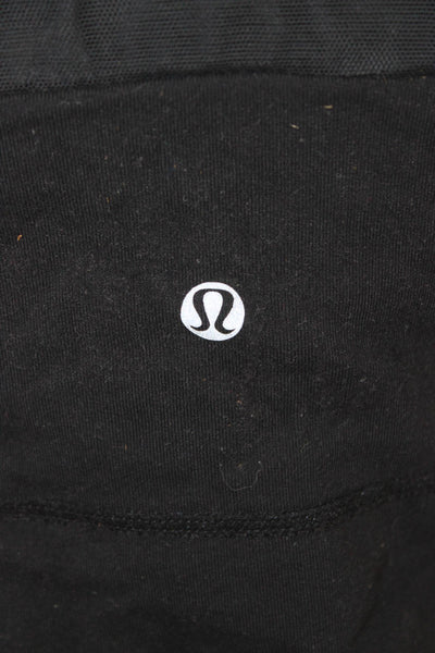 Lululemon Womens Basic Tank Black Square Neck Sleeveless Size 8