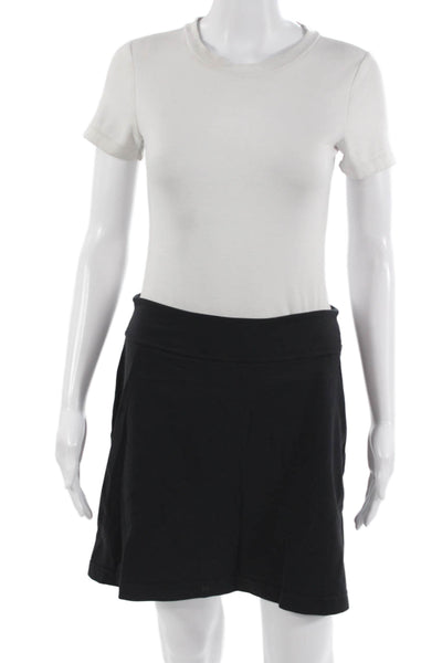 Athleta Women Skater Mini Skort Black Size S