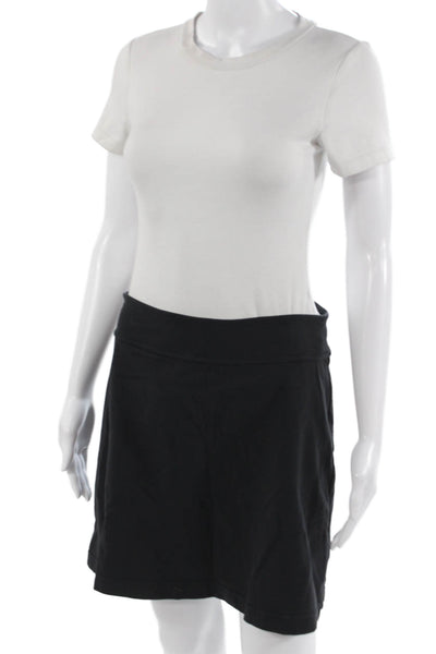 Athleta Women Skater Mini Skort Black Size S