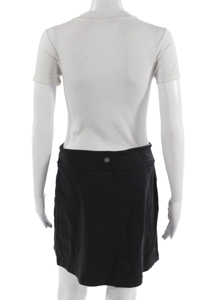 Athleta Women Skater Mini Skort Black Size S