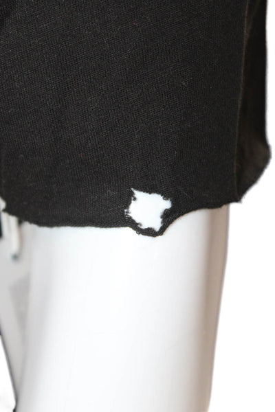 Stateside Women Basic Black Short Sleeve Supima Cotton T-Shirt Size XS