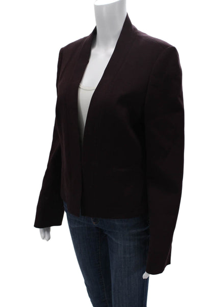 Boss Hugo Boss Womens Brown Designer Blazer Long Sleeve Polyester Size 10