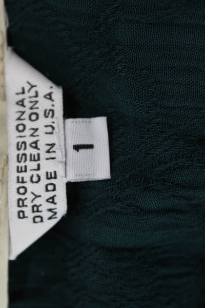 Stone Cold Fox Womens Maxi Dress Green High Neck Tie Sleeveless Rayon Size 1