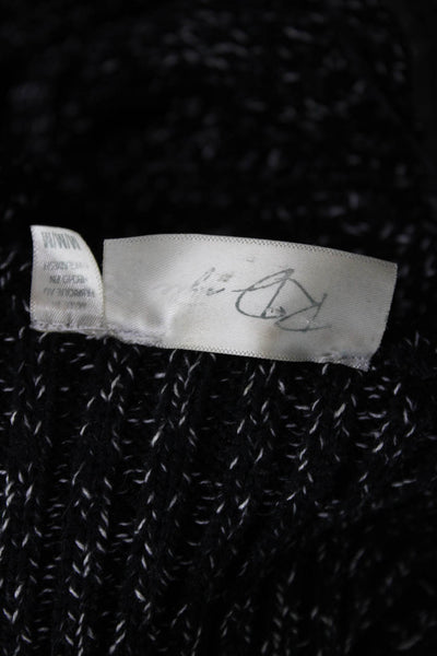 RD Unisex Cardigan Sweater Dark Gray Button Long Sleeve Size M