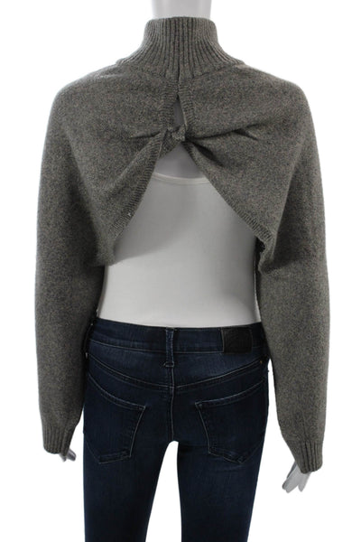 Current Air Unisex Gray Turtleneck Long Sleeve Acrylic Blend Sweater Size M