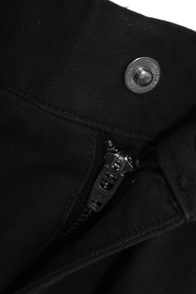 Bonobos Men Chino Pants Black Button Cotton Stretch Size 34