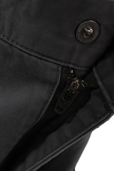 Bonobos Mens Gray Chino Pants Button 98% Cotton Size 34