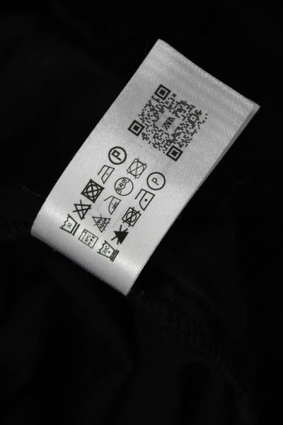 Zara Unisex Black Drawstring Beach Linen Viscose Shorts Size S