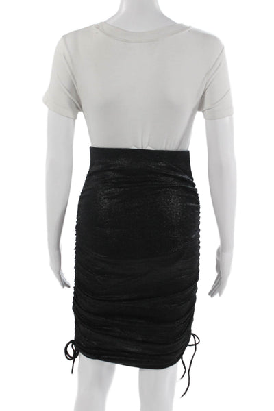 Gilner Farrar Womens Straight Pencil Mini Skirt Black Nylon Spandex Size XS
