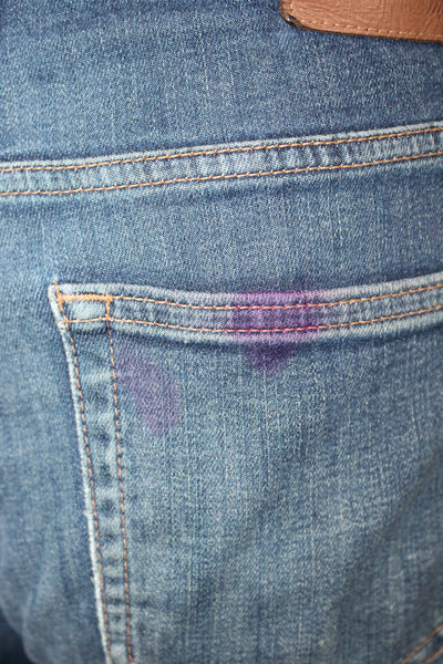 Madewell Unisex Straight Tapered Dark Blue Jeans Button Fly Mid Rise Size 30